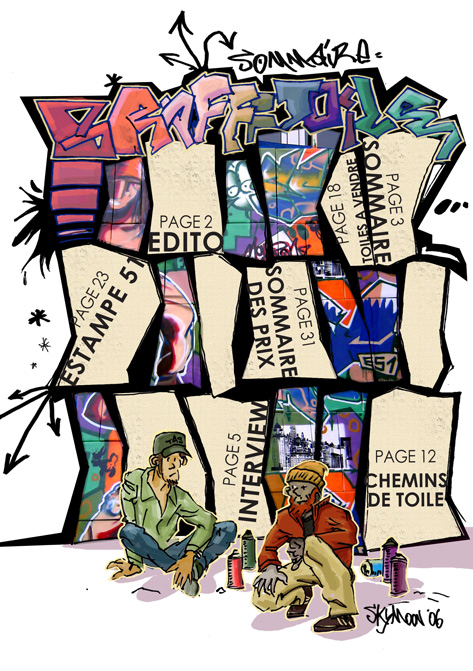 Chemins de toile Illustration