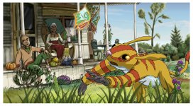 Menda City Illustration