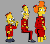 Spirou meets the Simpsons